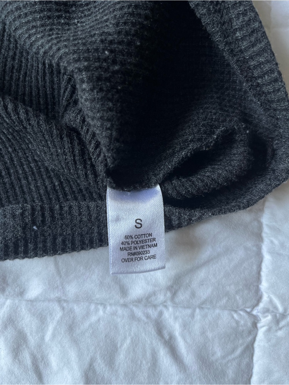 Grey Ribbed PacSun Crop Top - Picture 3 of 4